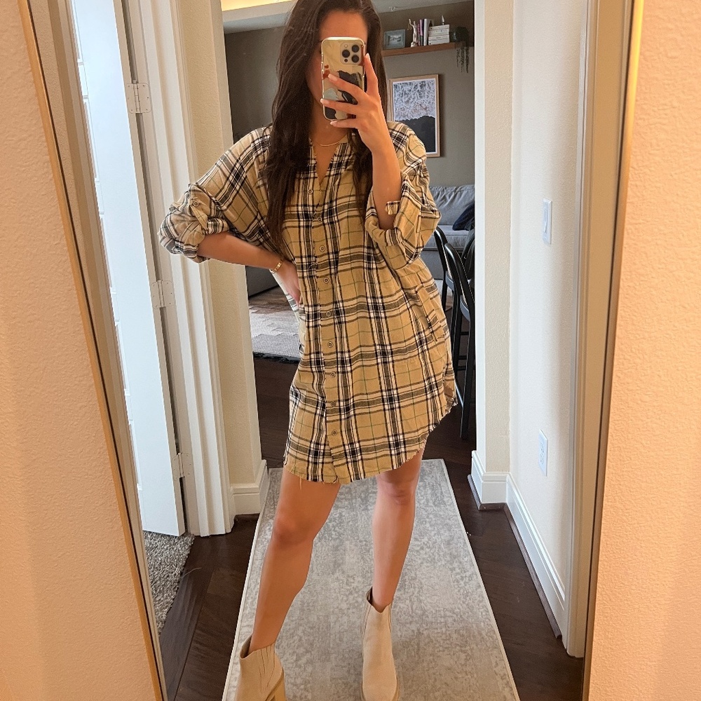 Vici Plaid Button Down